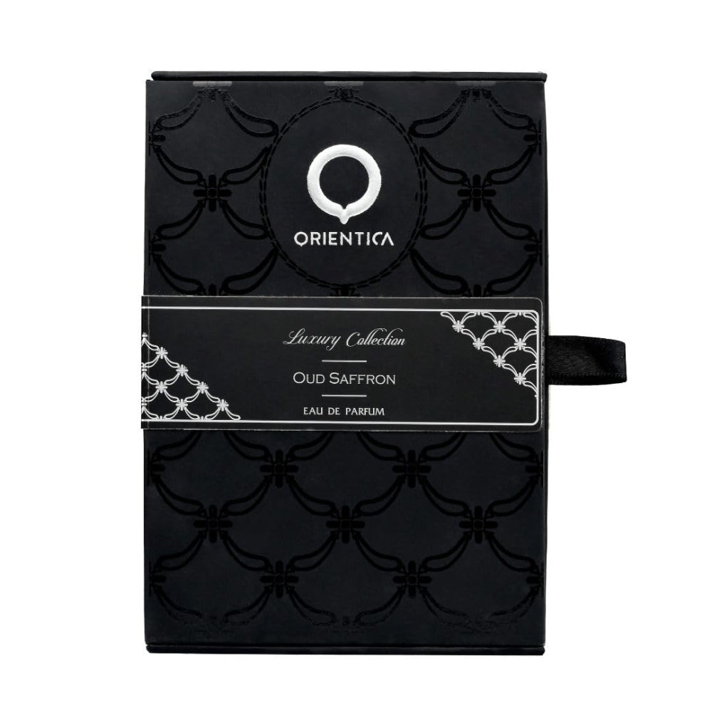 Orientica Luxury Collection Oud Saffron Eau De Parfum - Oriental, Vanilla, Saffron, Woody, Patchouli, Musk, Agar Wood - Arabic Perfume for Men & Women
